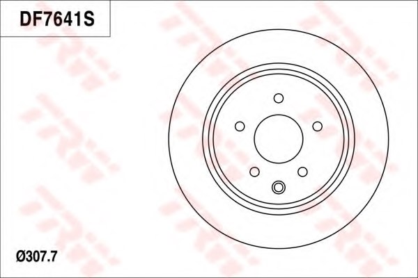 TRW DF7641 Brake Disc